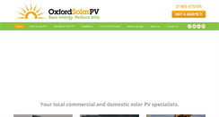 Desktop Screenshot of oxfordsolarpv.co.uk